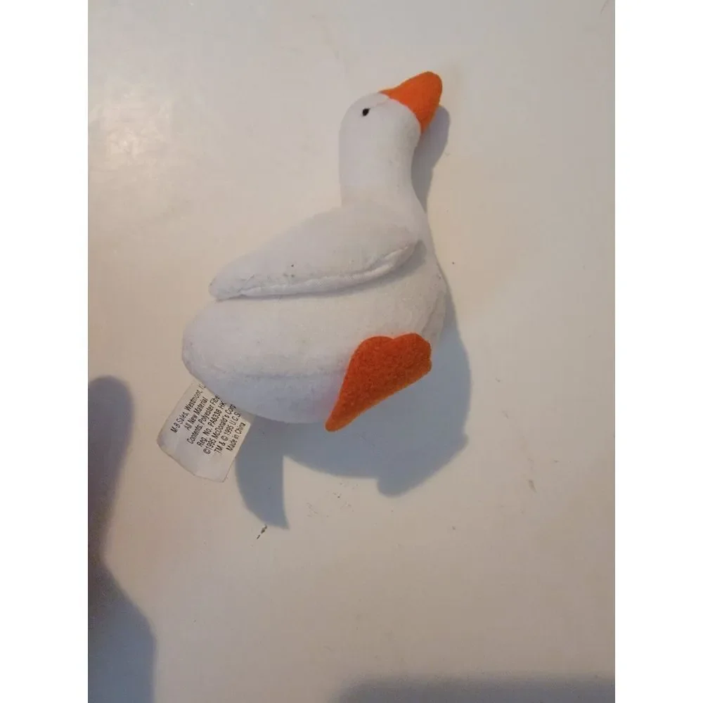 Mcdonald's Happy Meal Toy 1995 Babe #5 Ferdinand Goose Plush Toy Stuffed Animal
